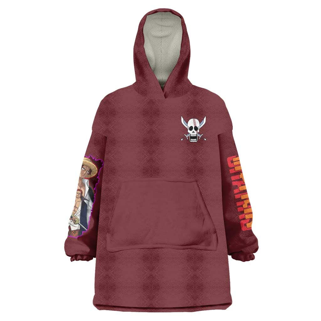 Shanks V3 One Piece Wearable Blanket Hoodie Japan Anime Style - The Mazicc