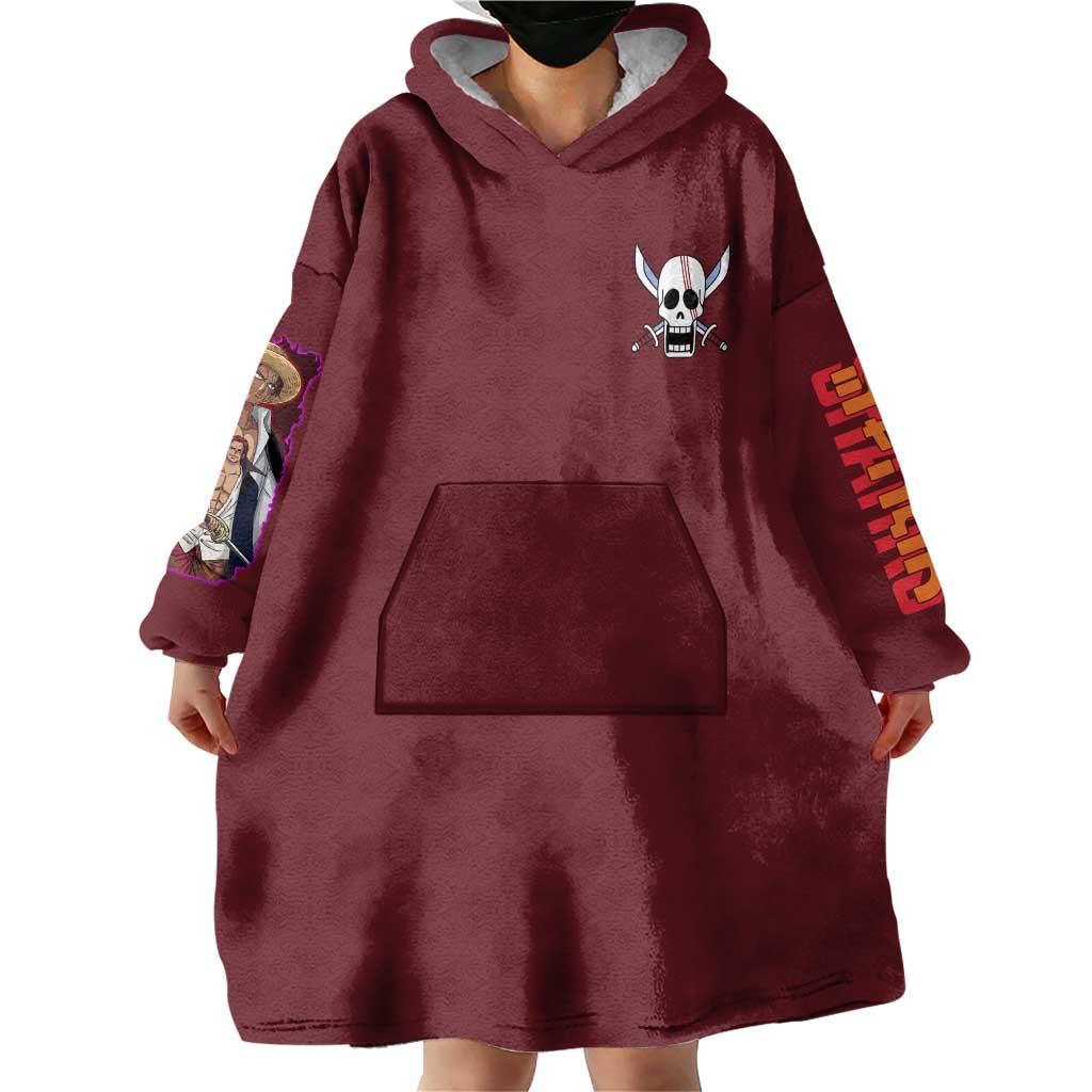 Shanks V3 One Piece Wearable Blanket Hoodie Japan Anime Style - The Mazicc