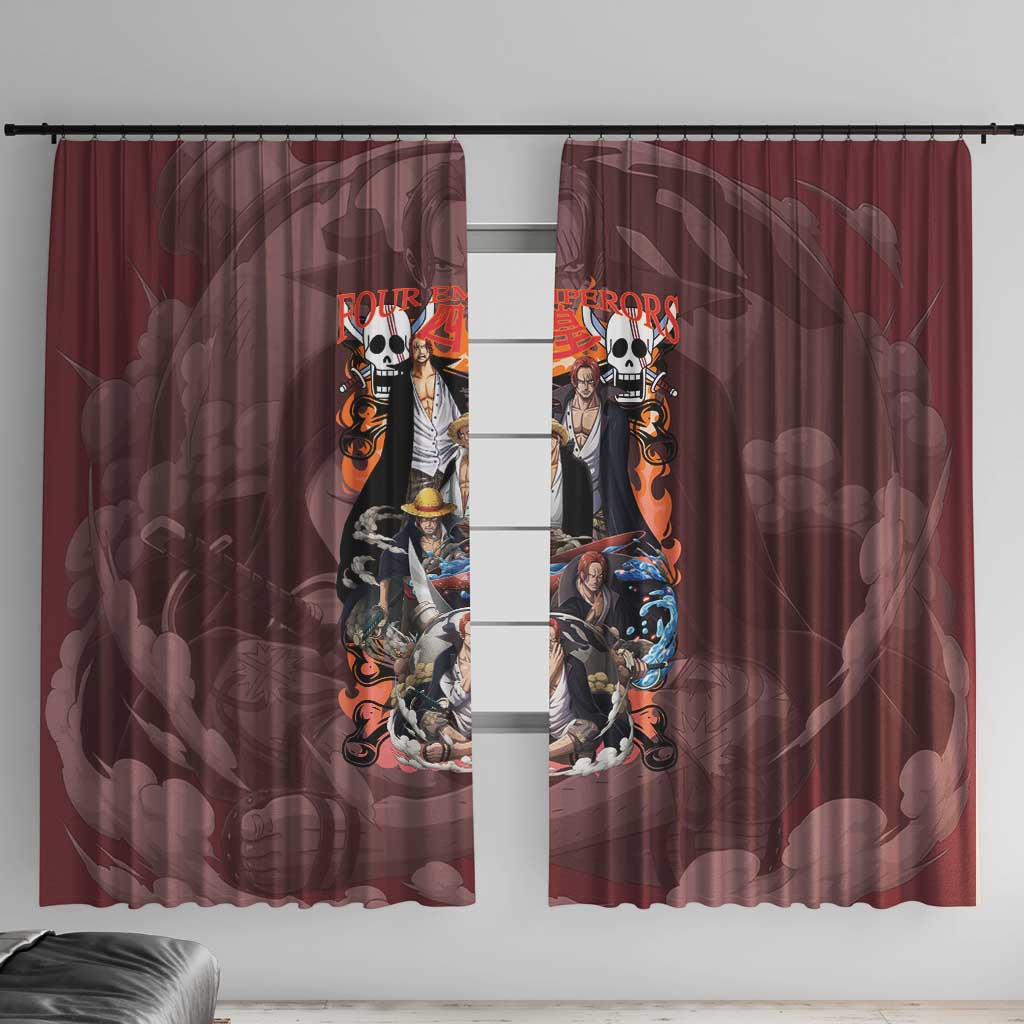 Shanks V3 One Piece Window Curtain Japan Anime Style - The Mazicc