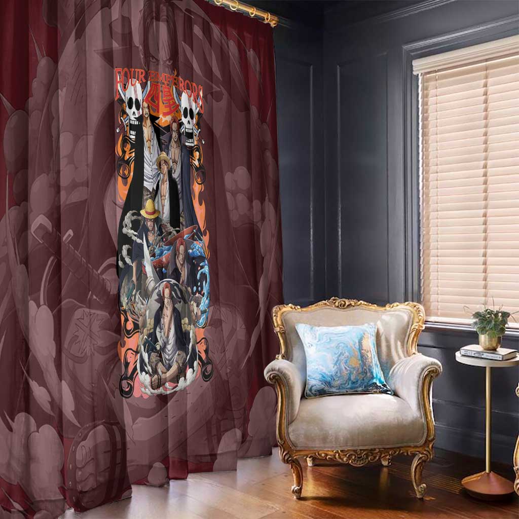 Shanks V3 One Piece Window Curtain Japan Anime Style - The Mazicc