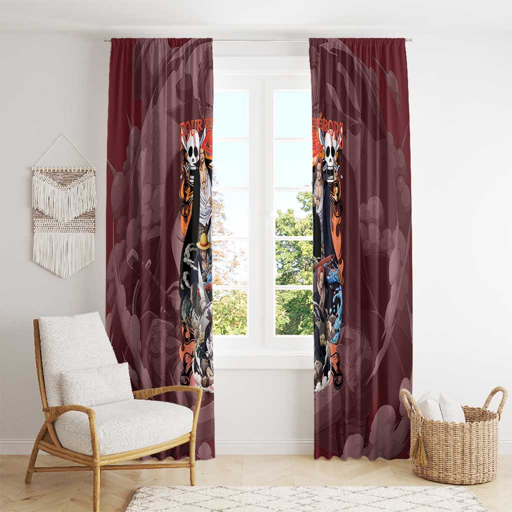 Shanks V3 One Piece Window Curtain Japan Anime Style - The Mazicc