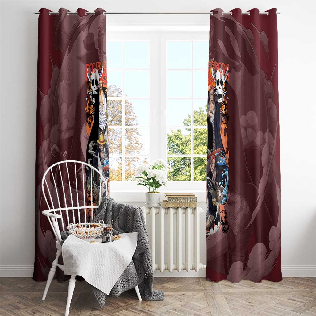Shanks V3 One Piece Window Curtain Japan Anime Style - The Mazicc