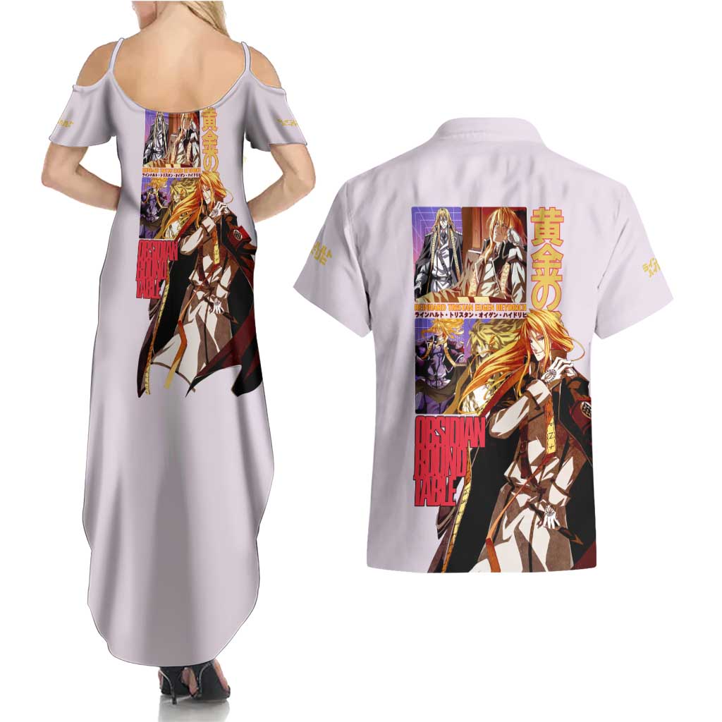 Reinhard Heydrich Dies Irae Couples Matching Summer Maxi Dress and Hawaiian Shirt Japan Anime Style - The Mazicc