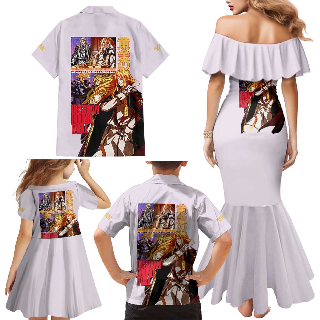 Reinhard Heydrich Dies Irae Family Matching Mermaid Dress and Hawaiian Shirt Japan Anime Style - The Mazicc