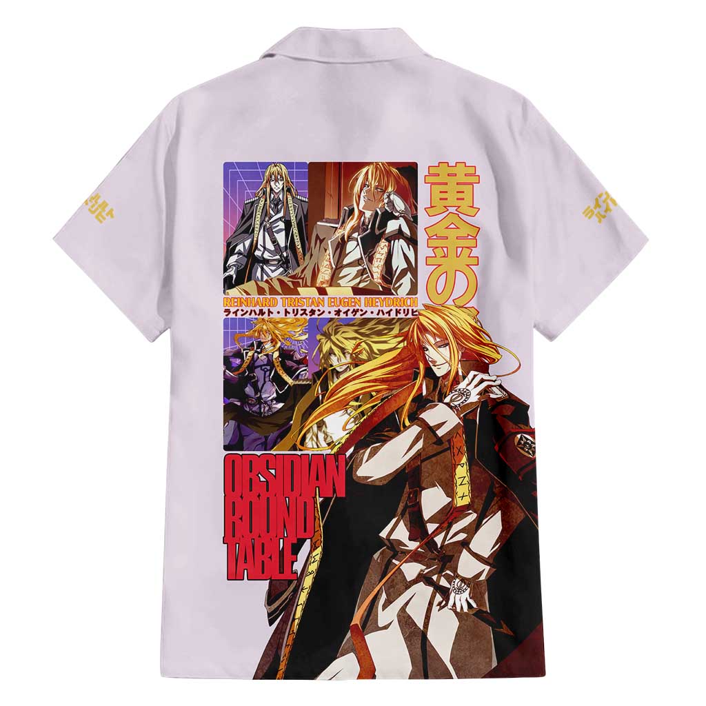 Reinhard Heydrich Dies Irae Family Matching Off Shoulder Maxi Dress and Hawaiian Shirt Japan Anime Style - The Mazicc