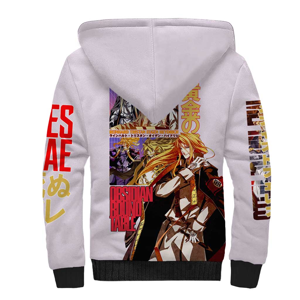 Reinhard Heydrich Dies Irae Sherpa Hoodie Japan Anime Style - The Mazicc