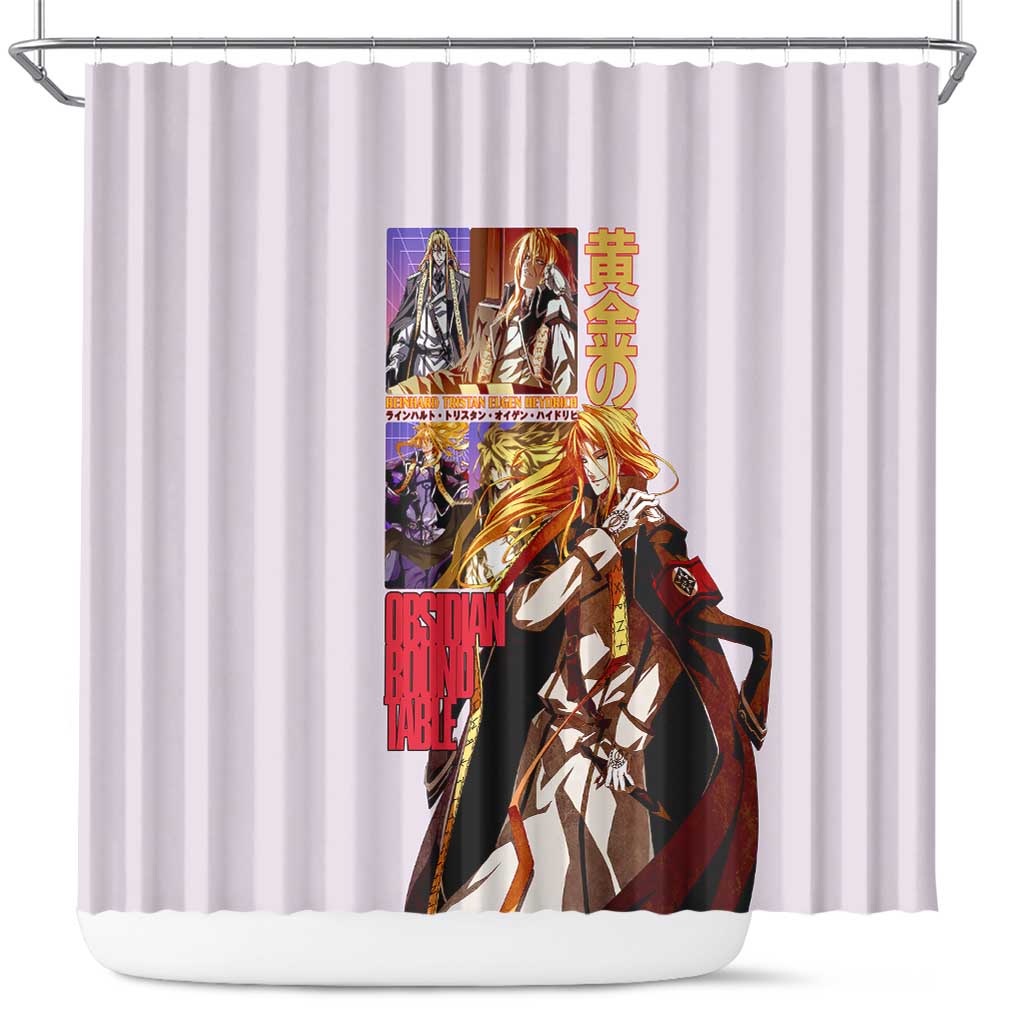 Reinhard Heydrich Dies Irae Shower Curtain Japan Anime Style - The Mazicc