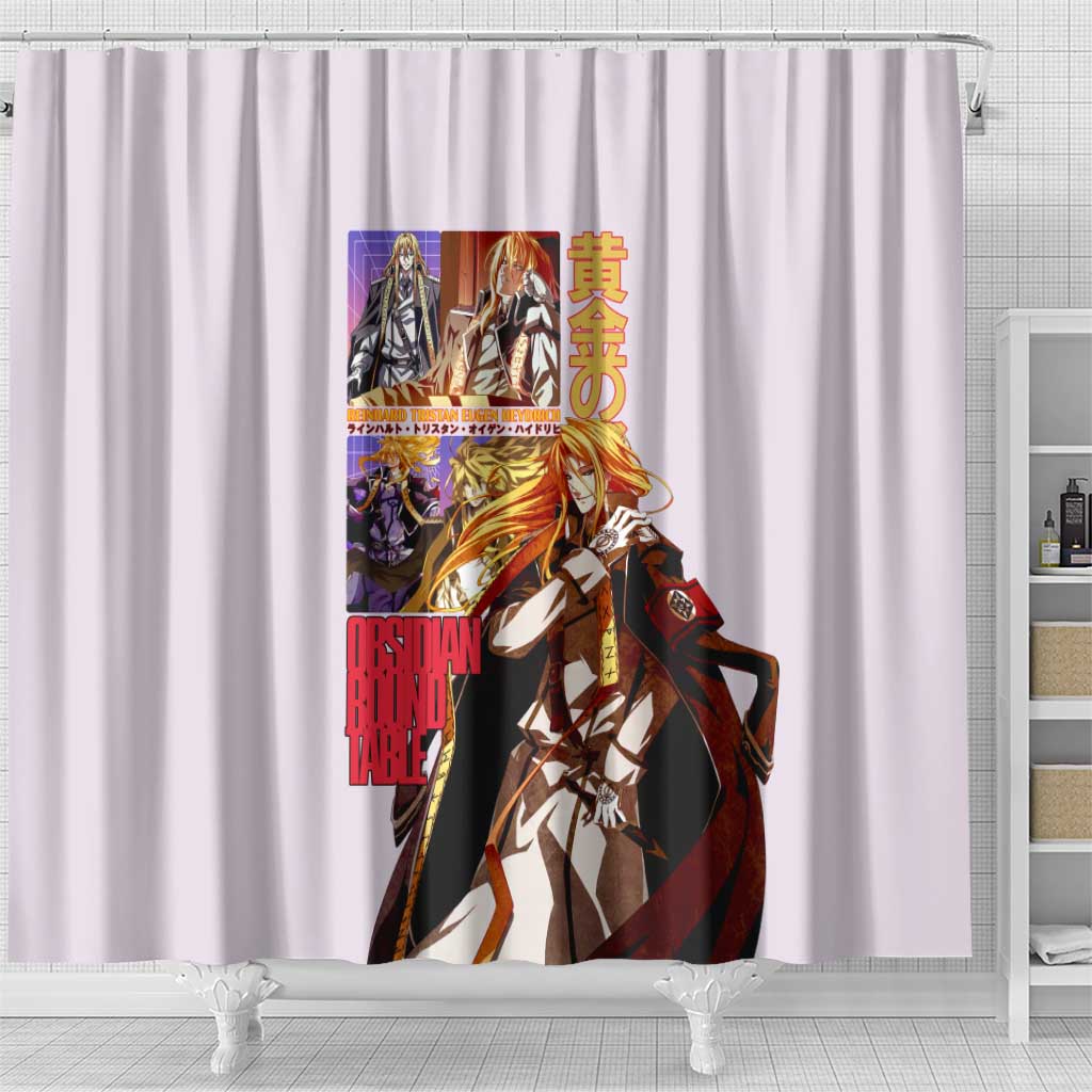 Reinhard Heydrich Dies Irae Shower Curtain Japan Anime Style - The Mazicc