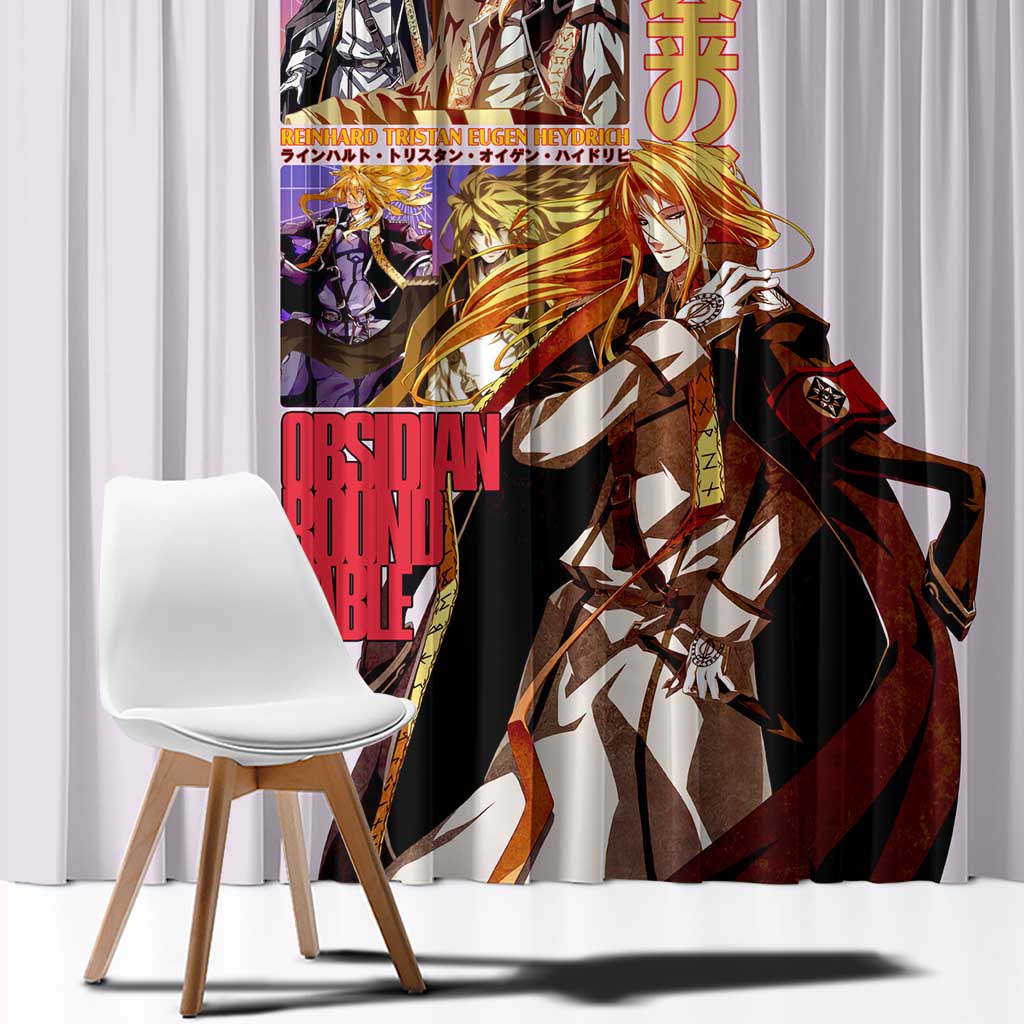 Reinhard Heydrich Dies Irae Window Curtain Japan Anime Style - The Mazicc