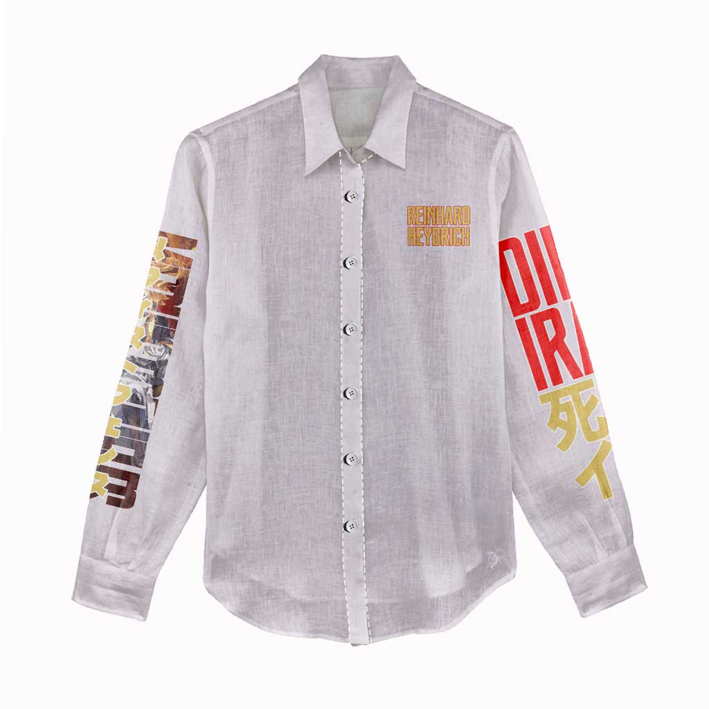 Reinhard Heydrich Dies Irae Women Casual Shirt Japan Anime Style - The Mazicc