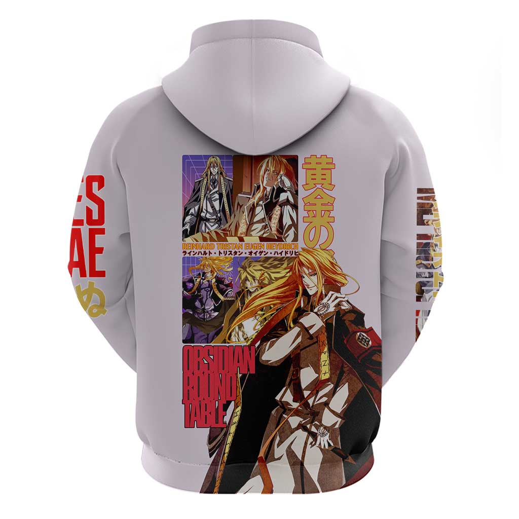 Reinhard Heydrich Dies Irae Zip Hoodie Japan Anime Style - The Mazicc