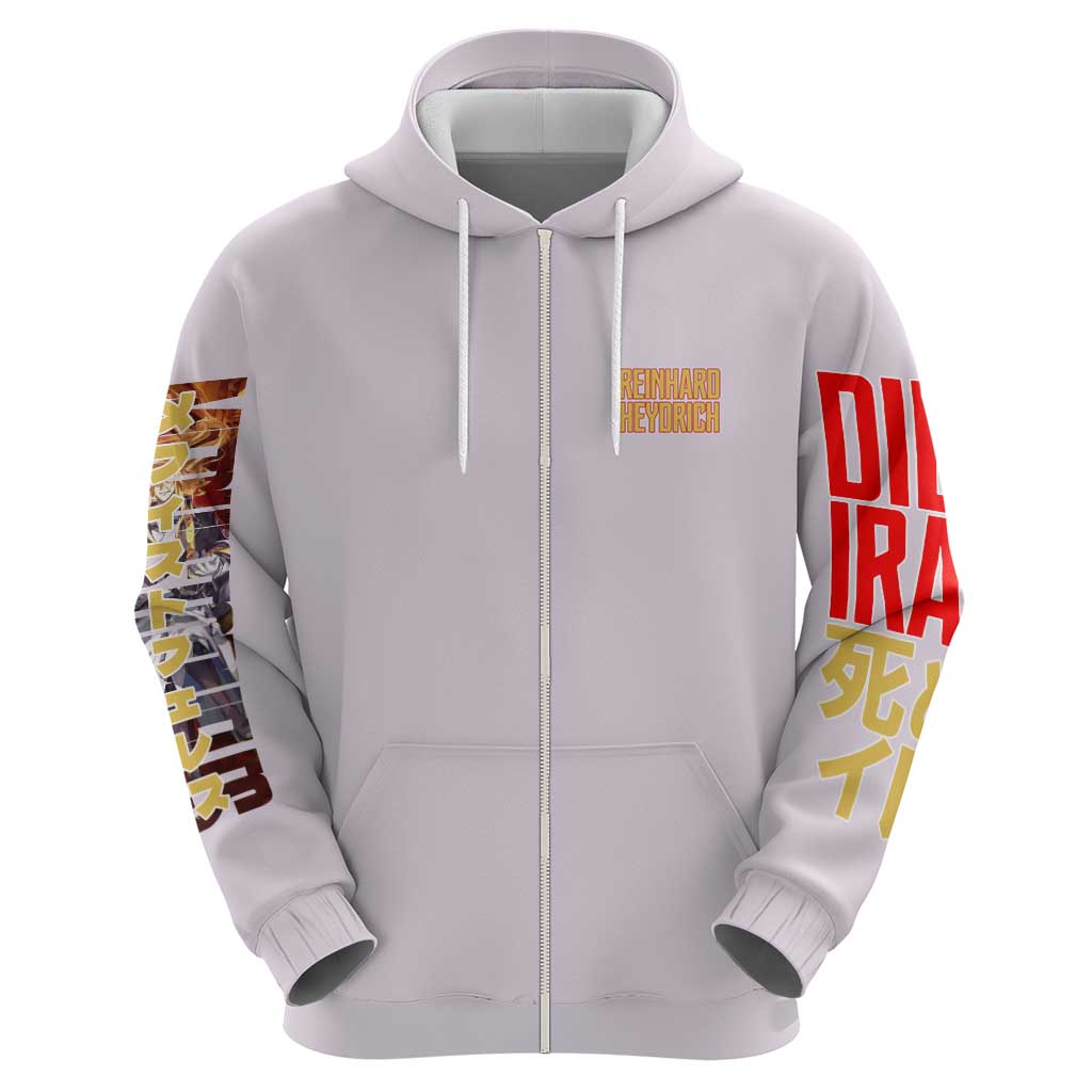 Reinhard Heydrich Dies Irae Zip Hoodie Japan Anime Style - The Mazicc