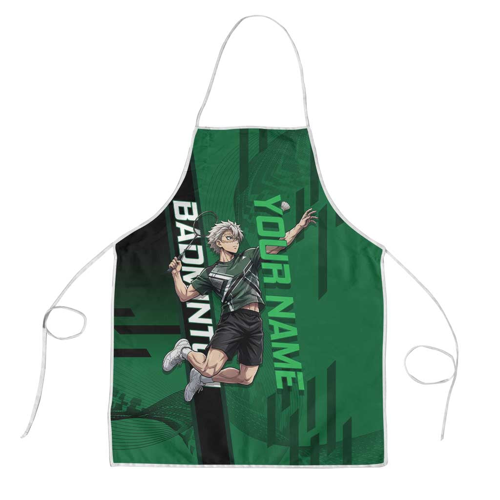 Personalized Shinazugawa Sanemi Badminton Apron Design with Jump Shot Pose - The Mazicc