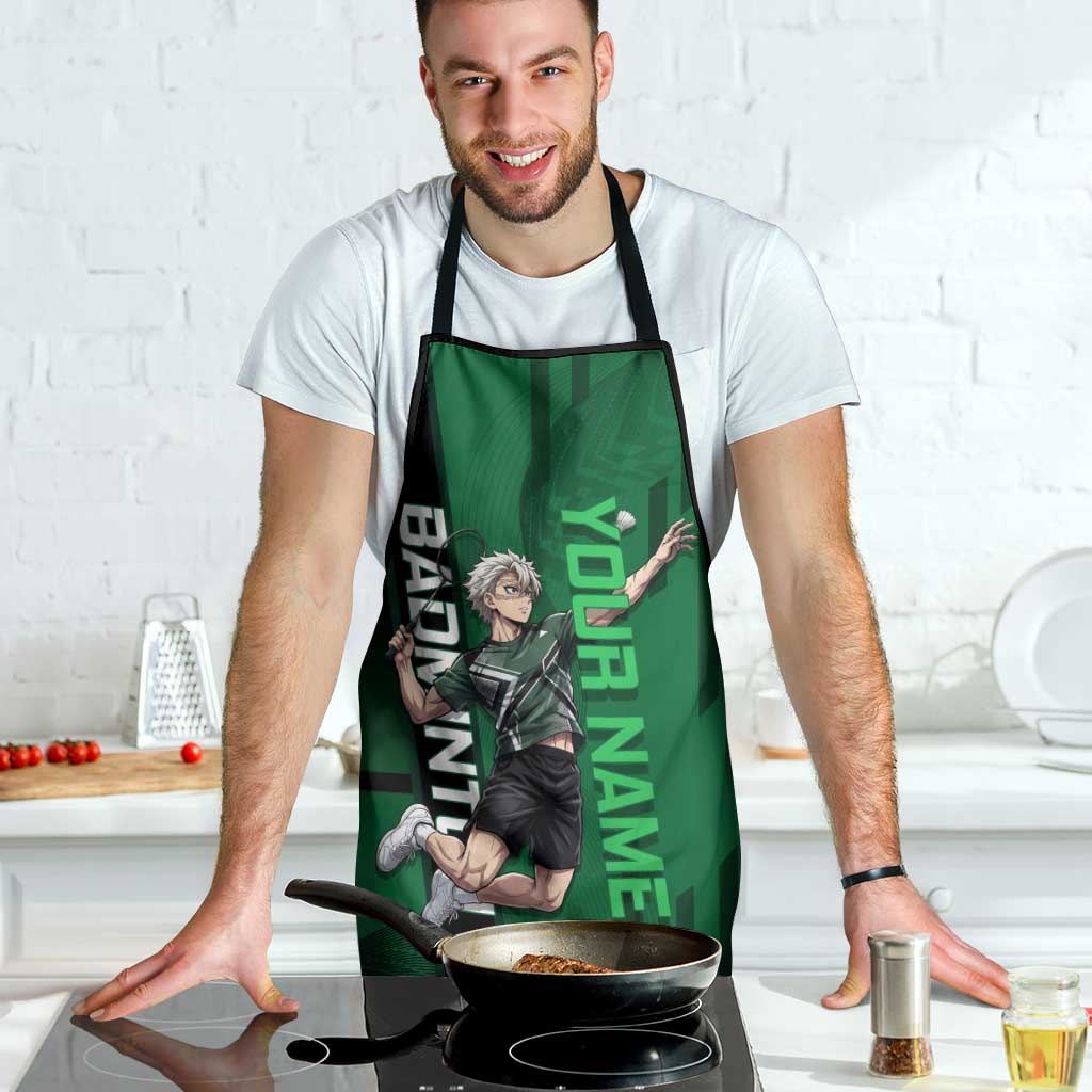 Personalized Shinazugawa Sanemi Badminton Apron Design with Jump Shot Pose - The Mazicc