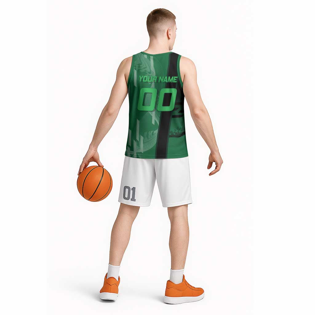 Personalized Shinazugawa Sanemi Badminton Basketball Jersey Design with Jump Shot Pose - The Mazicc