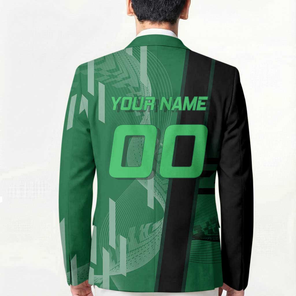 Personalized Shinazugawa Sanemi Badminton Blazer Design with Jump Shot Pose - The Mazicc