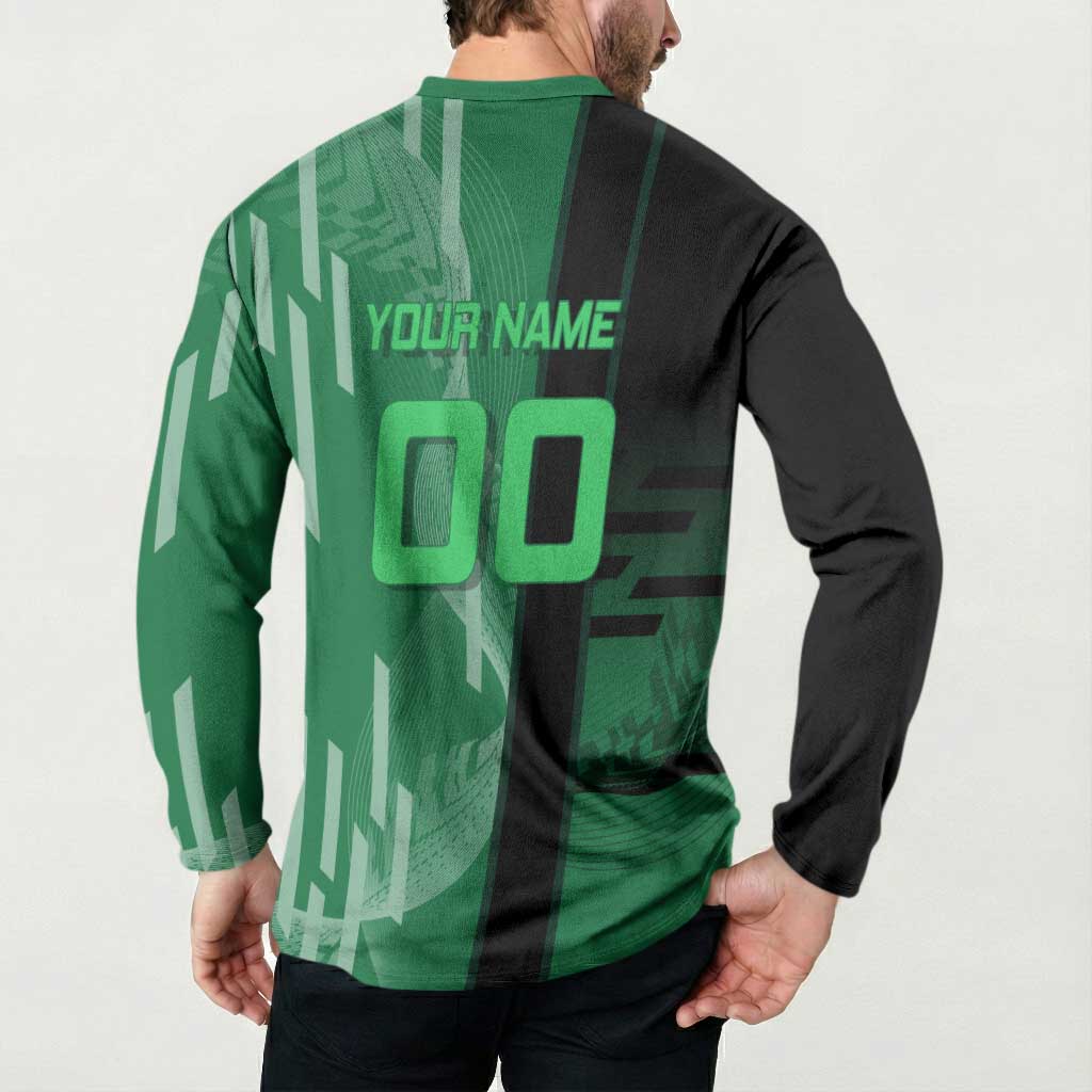 Personalized Shinazugawa Sanemi Badminton Button Sweatshirt Design with Jump Shot Pose - The Mazicc