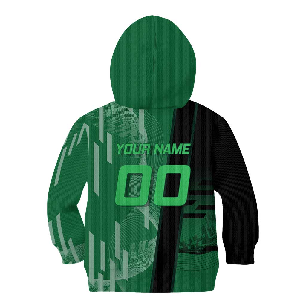 Personalized Shinazugawa Sanemi Badminton Kid Hoodie Design with Jump Shot Pose - The Mazicc
