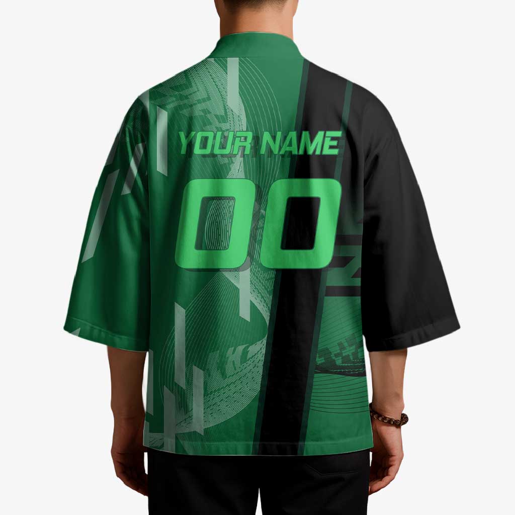 Personalized Shinazugawa Sanemi Badminton Kimono Design with Jump Shot Pose - The Mazicc