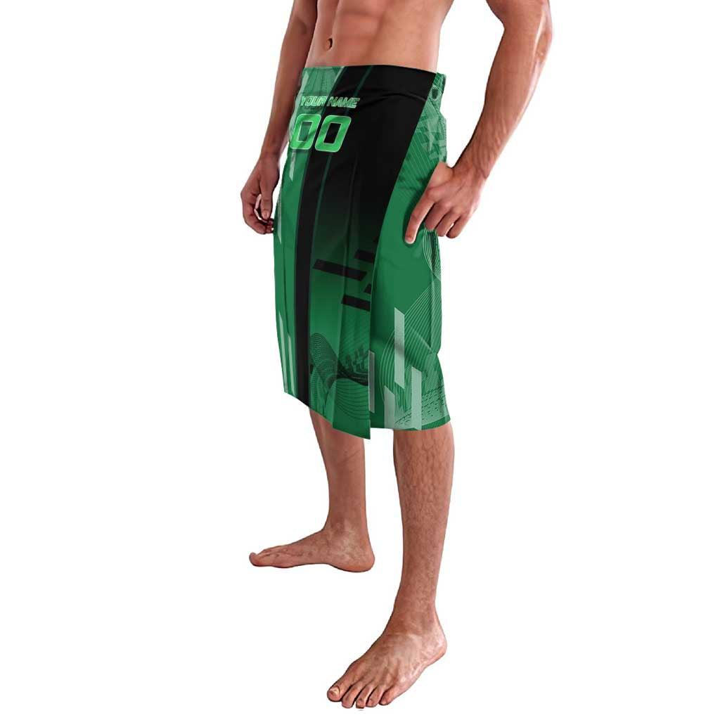Personalized Shinazugawa Sanemi Badminton Lavalava Design with Jump Shot Pose - The Mazicc