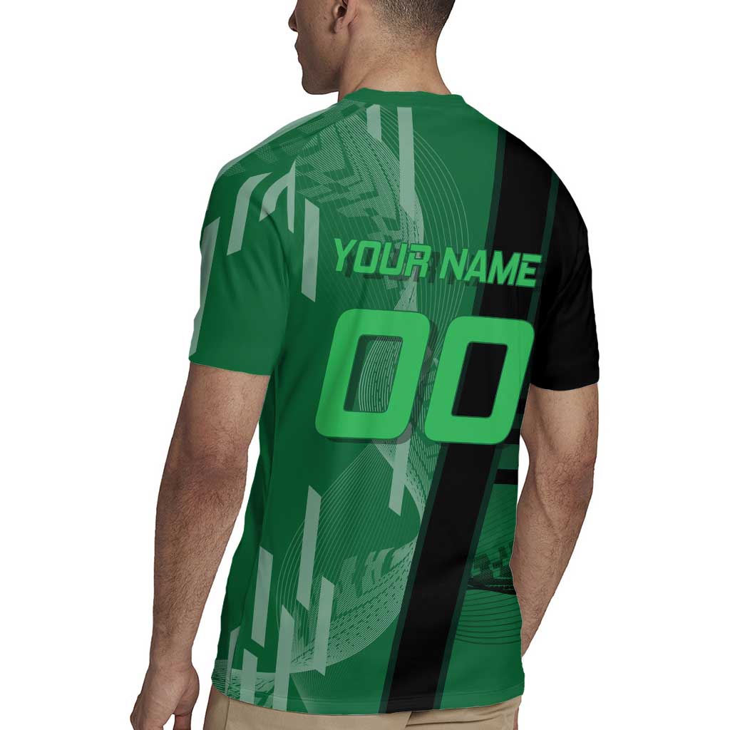 Personalized Shinazugawa Sanemi Badminton Rugby Jersey Design with Jump Shot Pose - The Mazicc