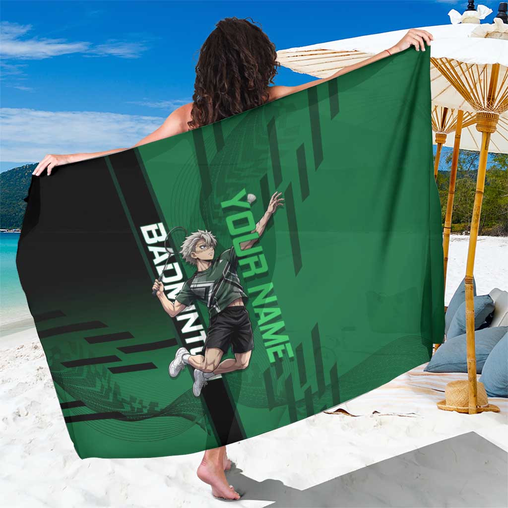 Personalized Shinazugawa Sanemi Badminton Sarong Design with Jump Shot Pose - The Mazicc