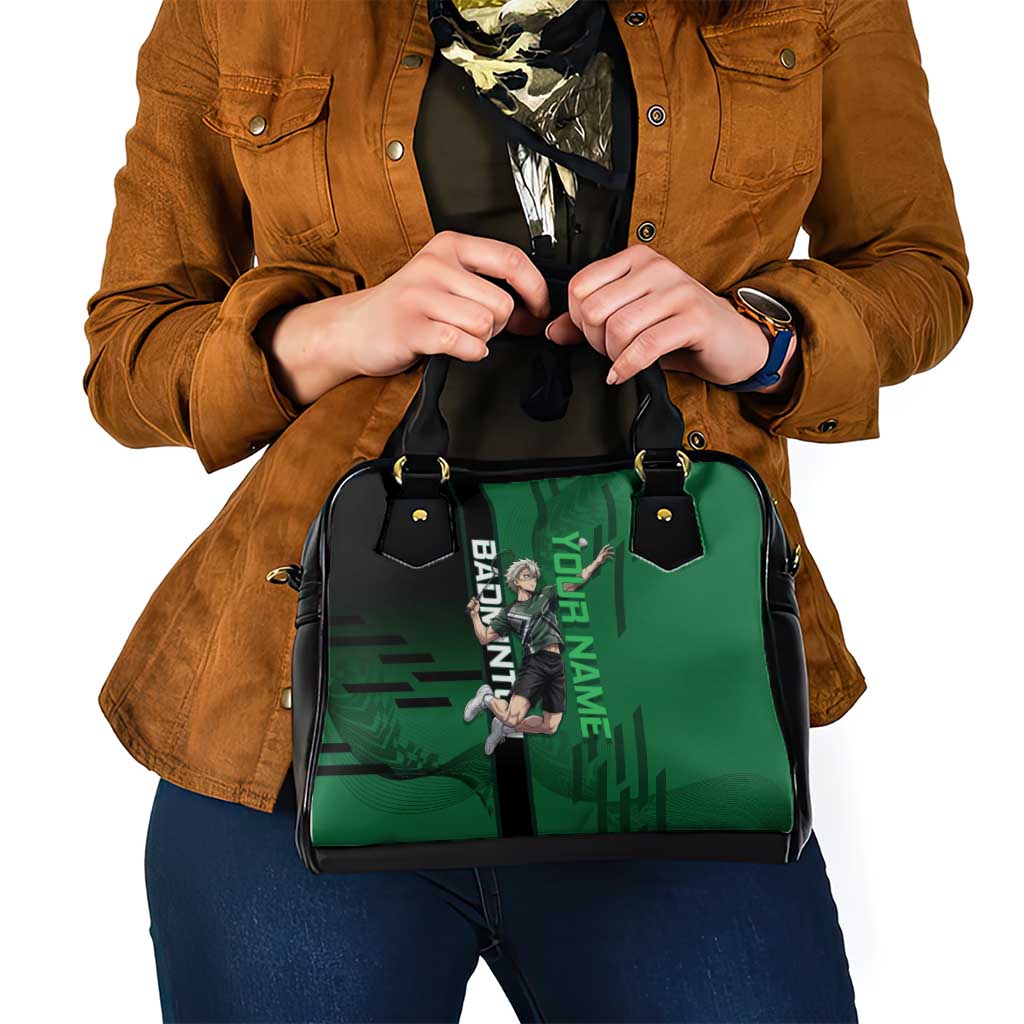 Personalized Shinazugawa Sanemi Badminton Shoulder Handbag Design with Jump Shot Pose - The Mazicc