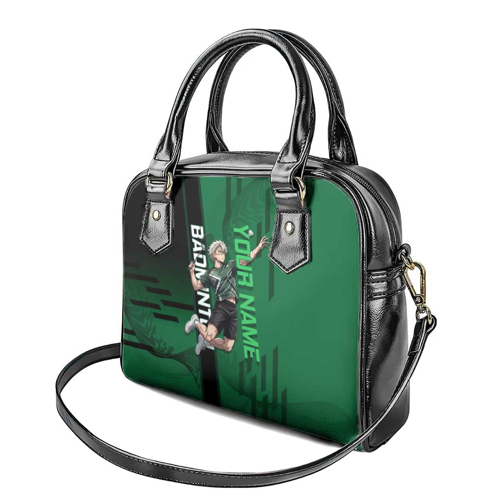 Personalized Shinazugawa Sanemi Badminton Shoulder Handbag Design with Jump Shot Pose - The Mazicc