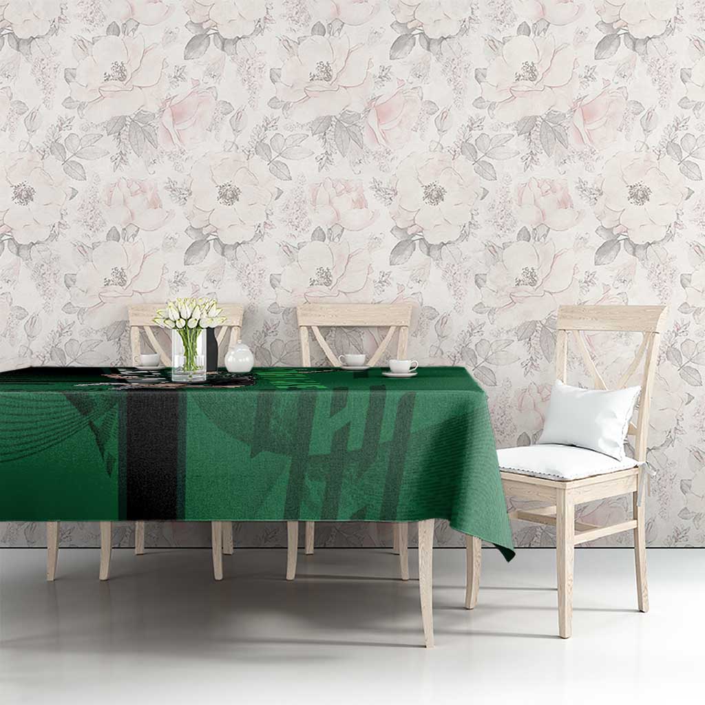 Personalized Shinazugawa Sanemi Badminton Tablecloth Design with Jump Shot Pose - The Mazicc