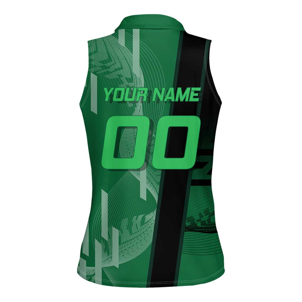 Personalized Shinazugawa Sanemi Badminton Women Sleeveless Polo Shirt Design with Jump Shot Pose - The Mazicc