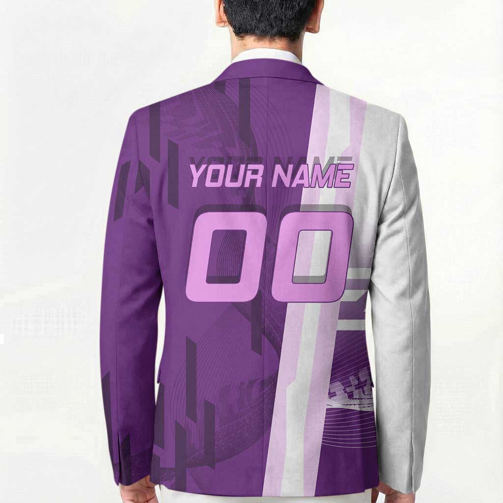 Personalized Shinobu Kocho Badminton Blazer with Jump Smash Pose - The Mazicc