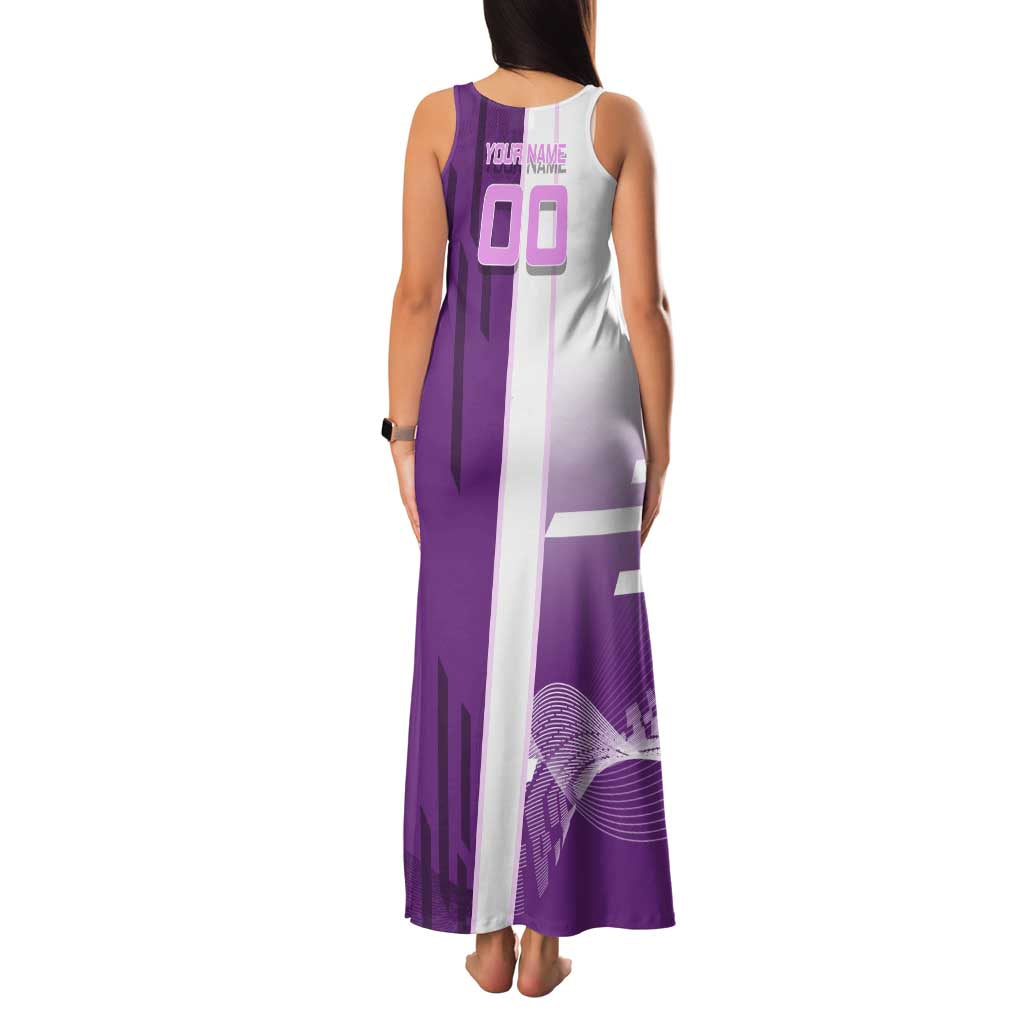 Personalized Shinobu Kocho Badminton Family Matching Tank Maxi Dress and Hawaiian Shirt with Jump Smash Pose