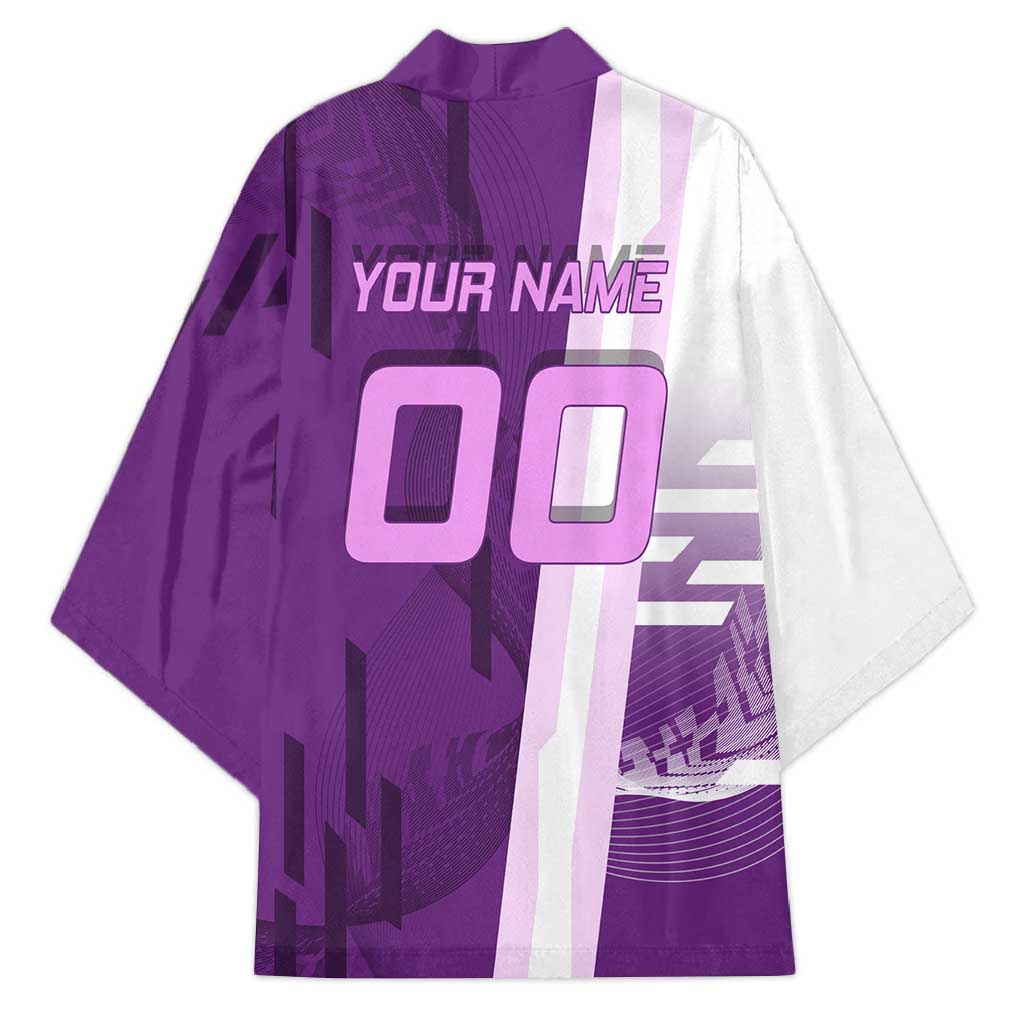 Personalized Shinobu Kocho Badminton Kimono with Jump Smash Pose - The Mazicc
