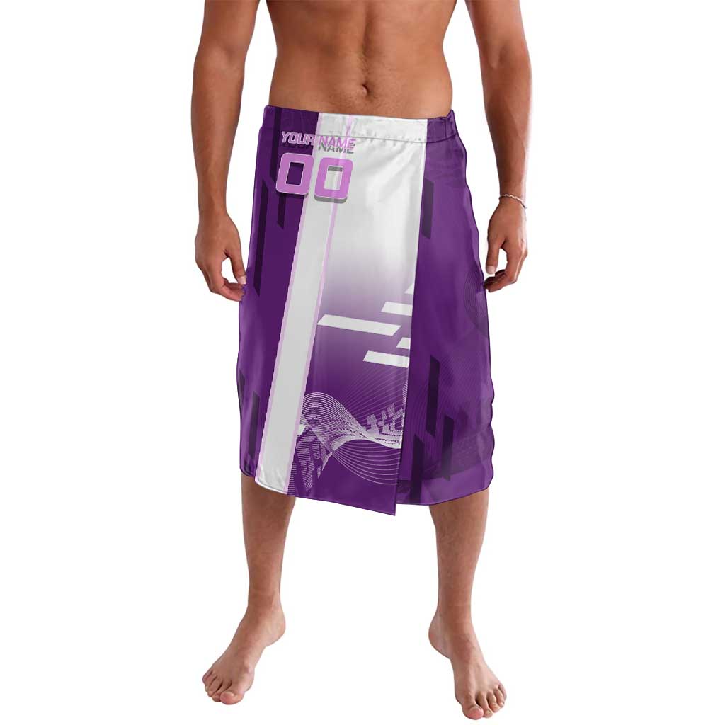 Personalized Shinobu Kocho Badminton Lavalava with Jump Smash Pose - The Mazicc