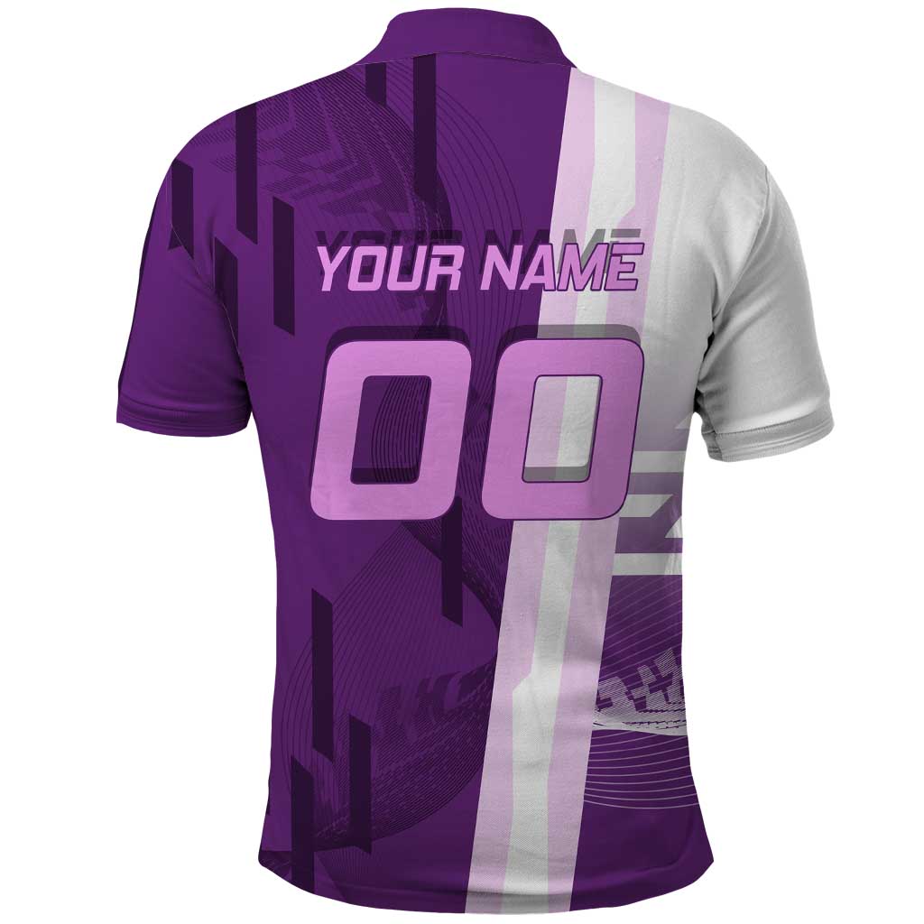 Personalized Shinobu Kocho Badminton Polo Shirt with Jump Smash Pose - The Mazicc