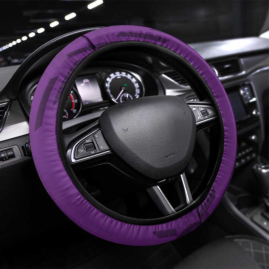 Shinobu Kocho Badminton Steering Wheel Cover with Jump Smash Pose - The Mazicc