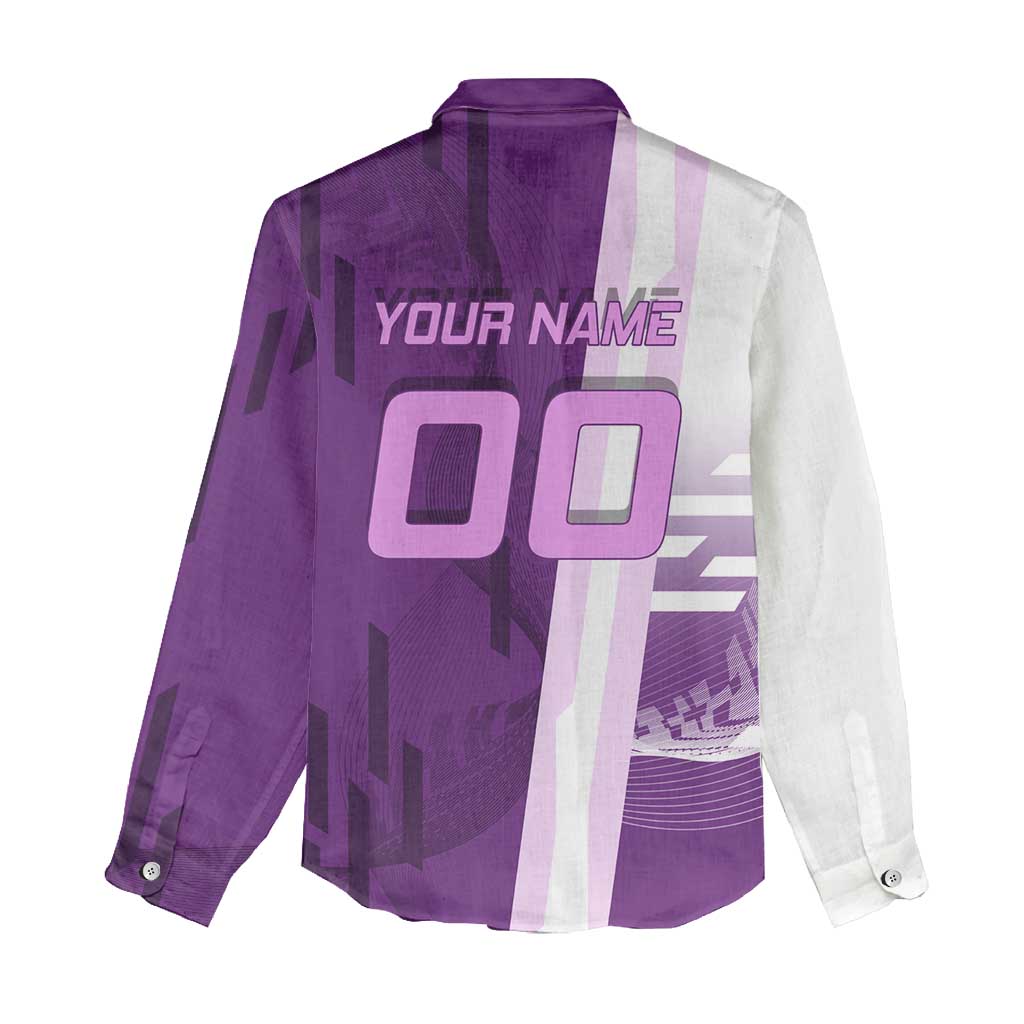 Personalized Shinobu Kocho Badminton Women Casual Shirt with Jump Smash Pose - The Mazicc
