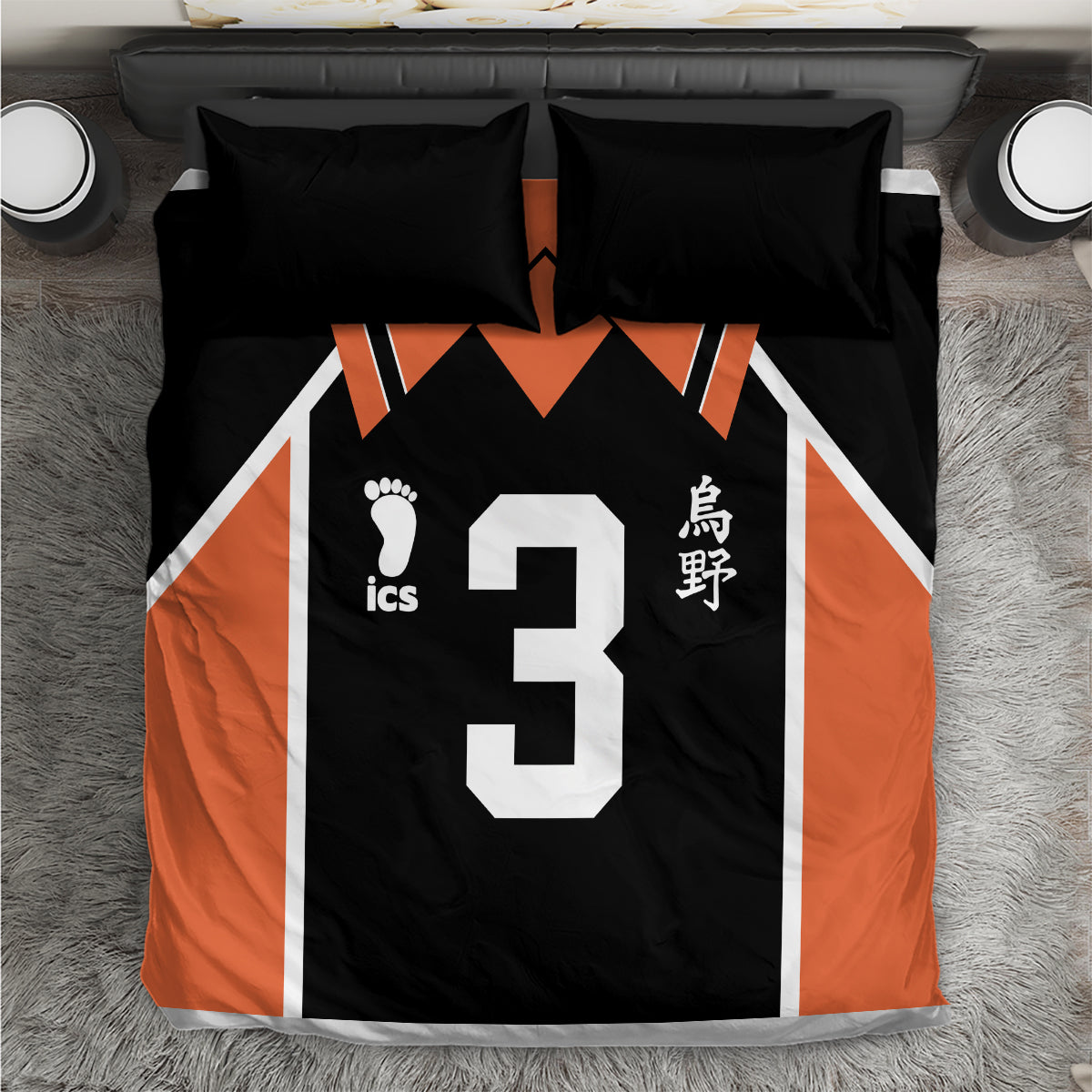 Karasuno Asahi Azumane Bedding Set