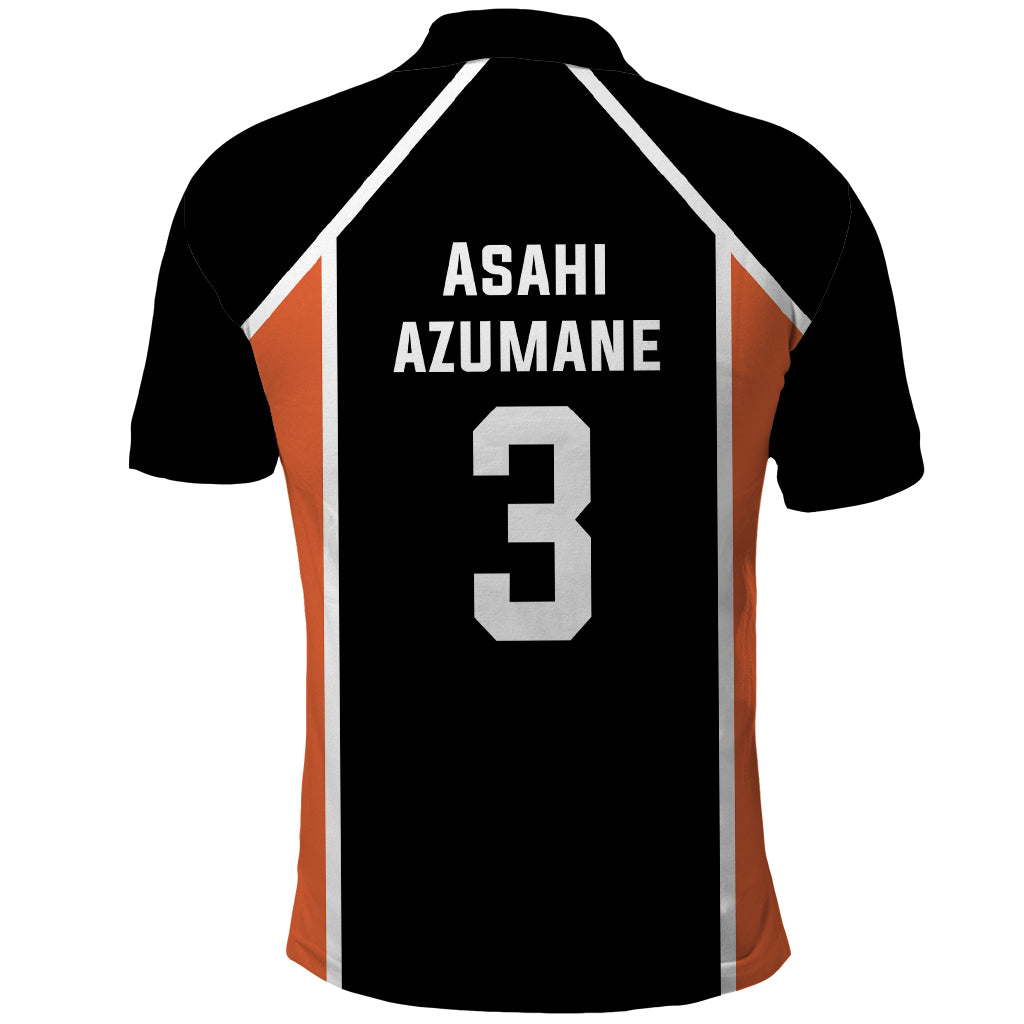 Karasuno Asahi Azumane Polo Shirt