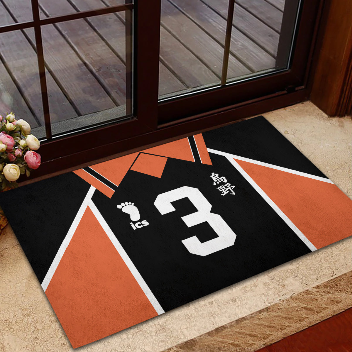 Karasuno Asahi Azumane Rubber Doormat