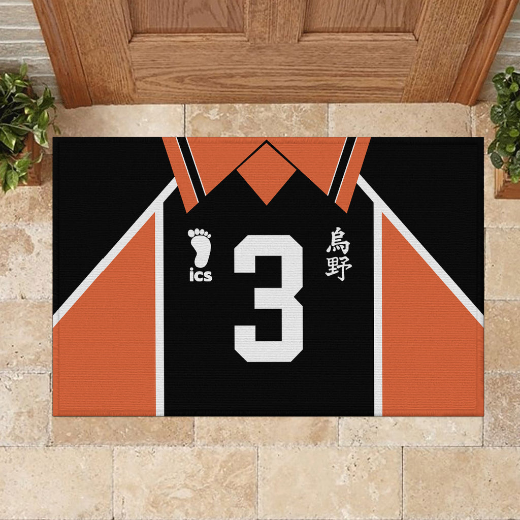 Karasuno Asahi Azumane Rubber Doormat