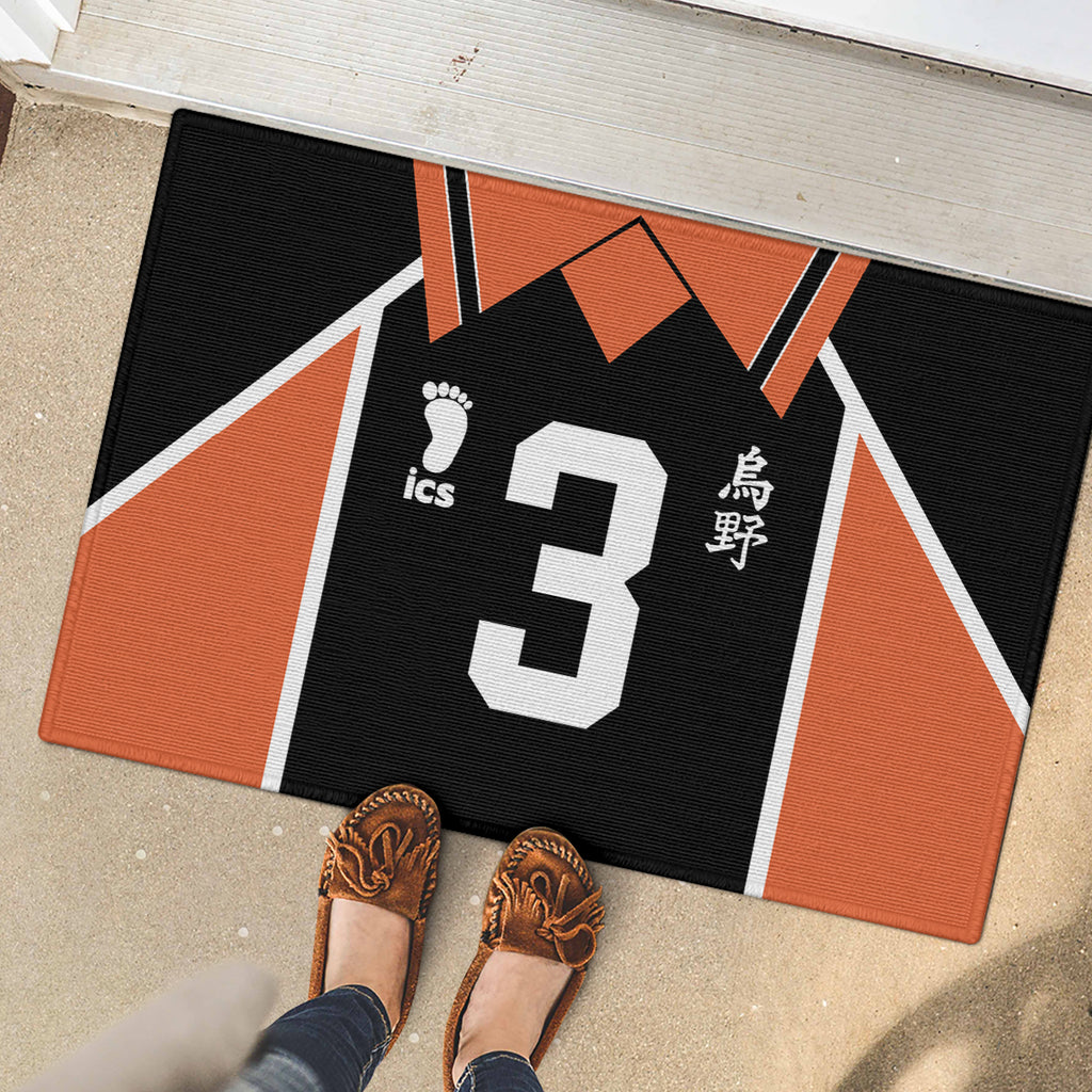 Karasuno Asahi Azumane Rubber Doormat
