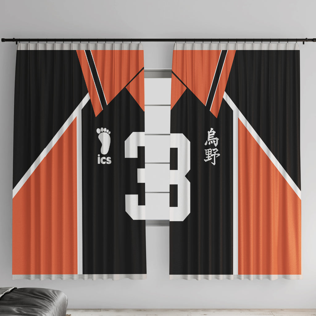 Karasuno Asahi Azumane Window Curtain