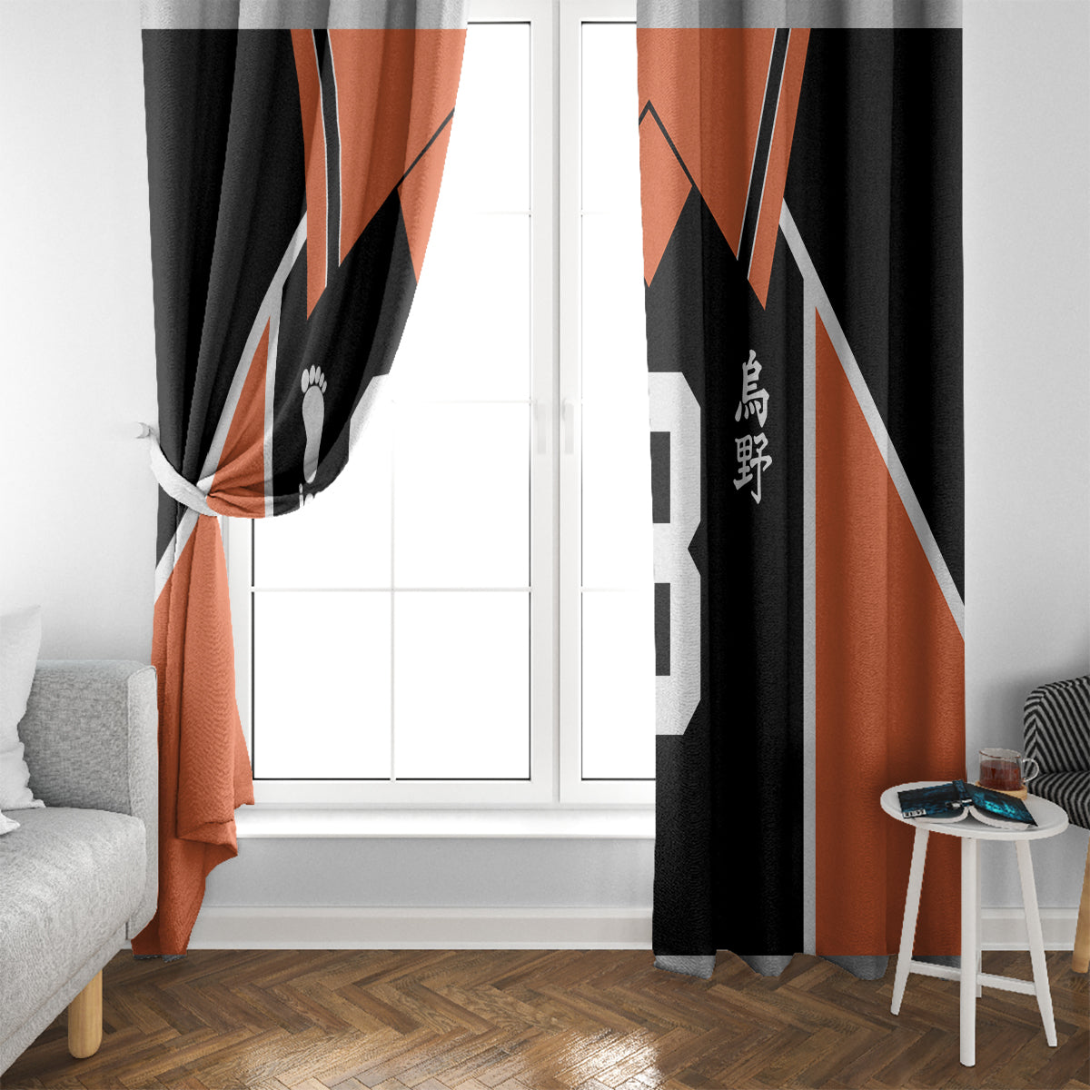 Karasuno Asahi Azumane Window Curtain