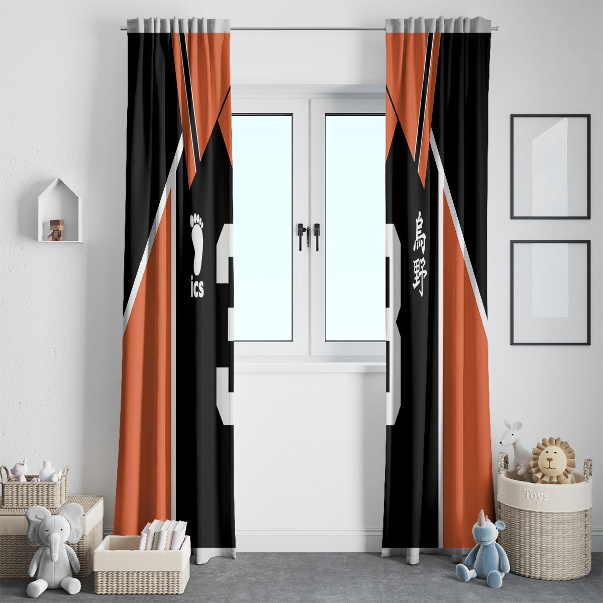 Karasuno Asahi Azumane Window Curtain