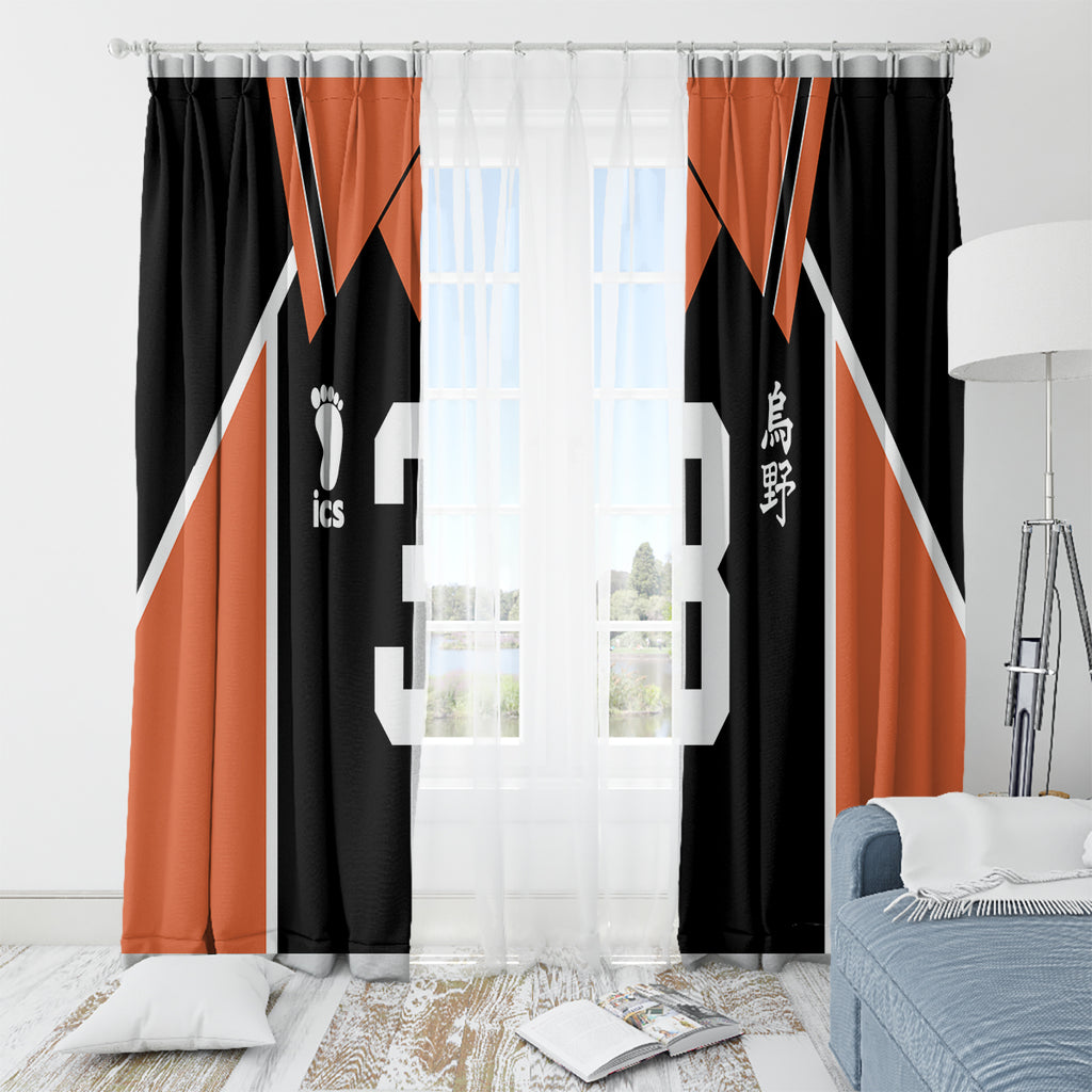 Karasuno Asahi Azumane Window Curtain