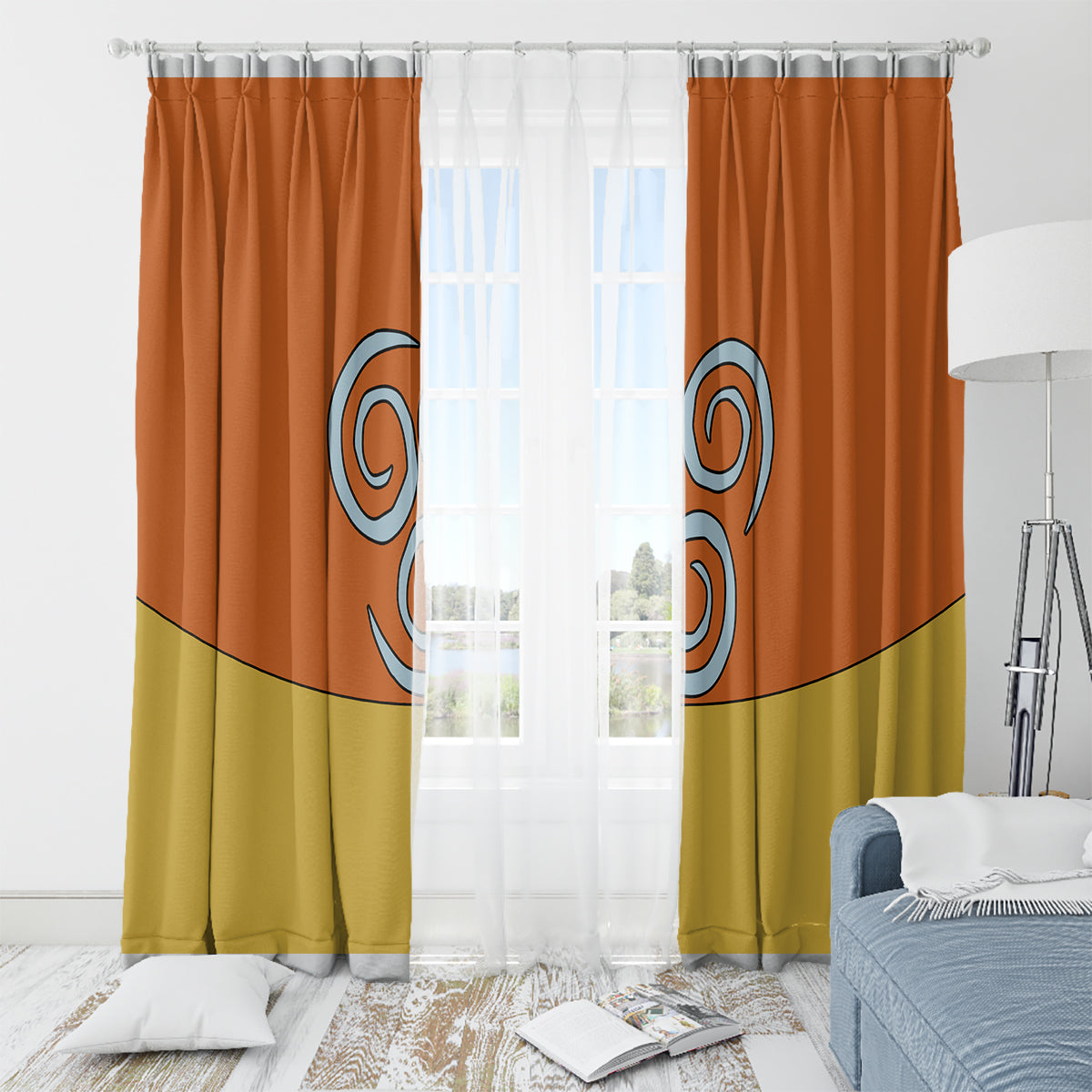 Avatar Aang Window Curtain
