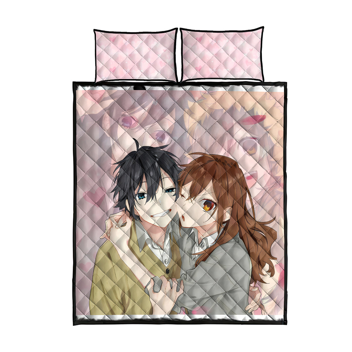 Horimiya Hori San To Miyamura Kun Anime Quilt Bed Set