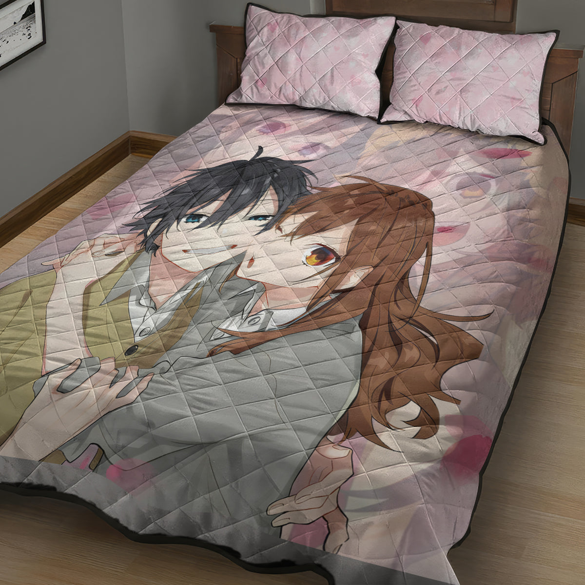 Horimiya Hori San To Miyamura Kun Anime Quilt Bed Set