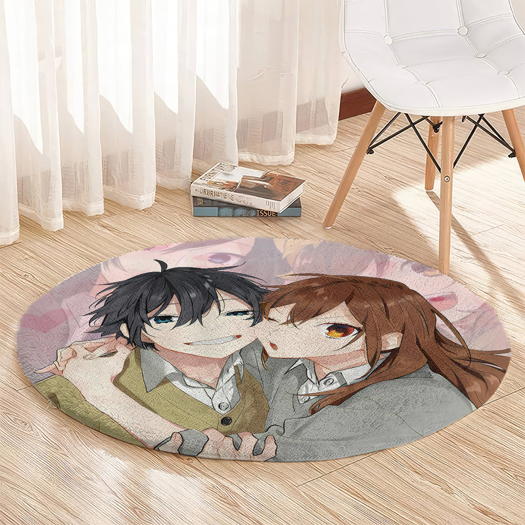 Horimiya Hori San To Miyamura Kun Anime Round Carpet